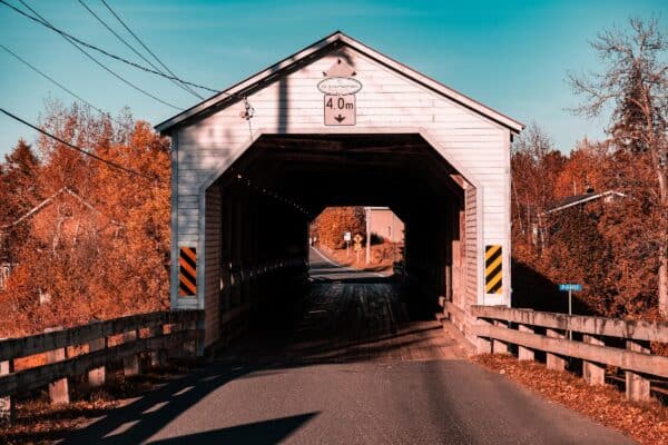 Matapedia - Le pont couvert des Anses-Saint-Jean