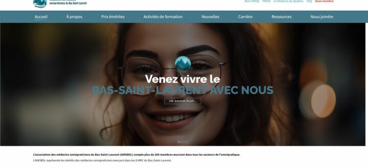 Nouveau site web de l’AMOBSL : Bienvenue à l’ère numérique du Bas-Saint-Laurent !